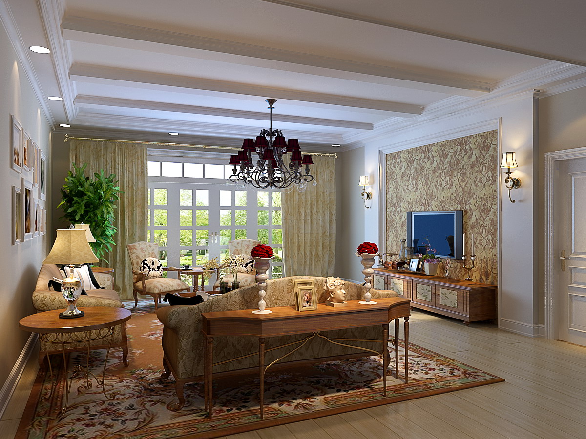 碧水庄园 -美式-500M²